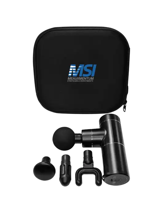 Muscle Revive Handled Massage Gun w/Meauxmentum Logo