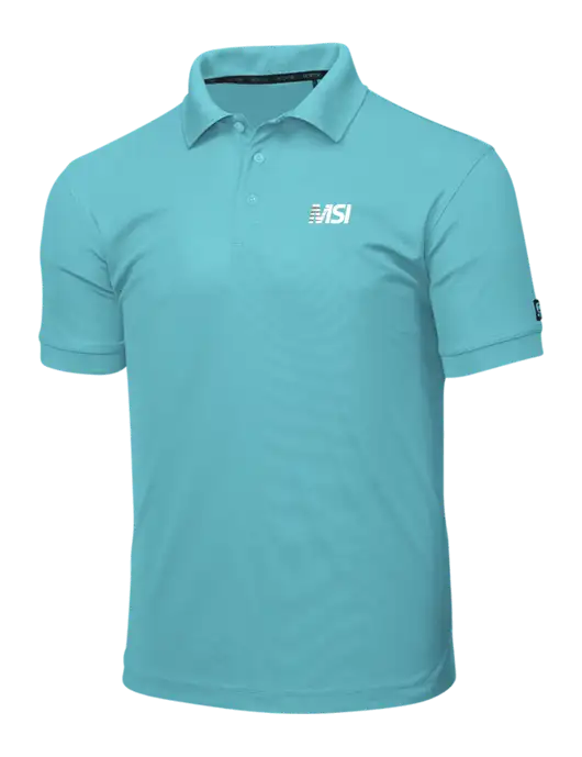 OGIO Light Sapphire Caliber 2.0 Polo w/MSI Icon logo