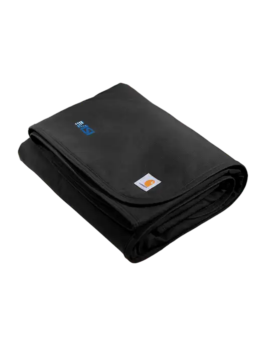Carhartt Black Firm Duck Sherpa-Lined Blanket w/MSI Icon logo