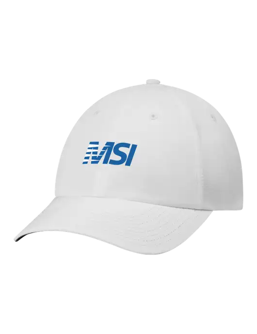 Richardson Relaxed Performance Lite White Cap w/MSI Icon logo