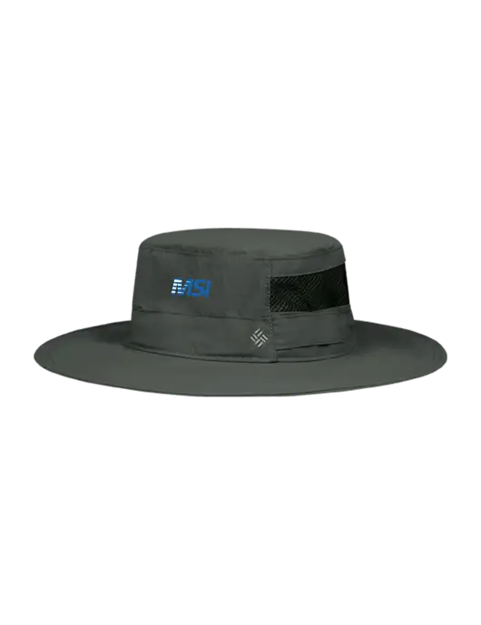 Columbia Dark Grey Bora Bora Booney  Hat w/MSI Icon logo