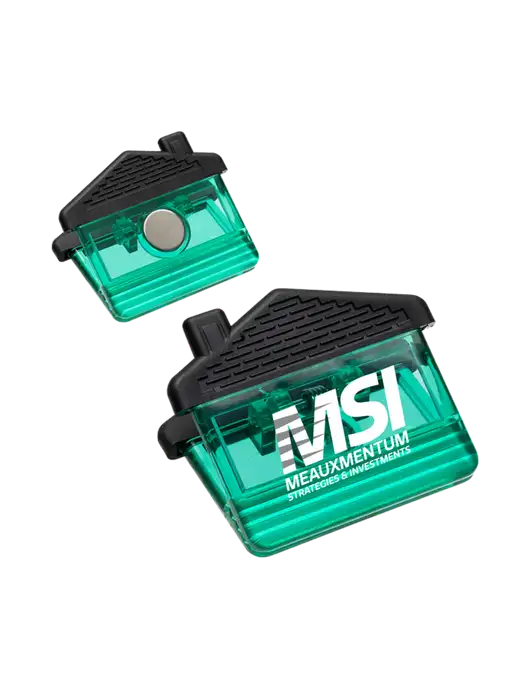 Translucent Green Happy Home Power Clip

 w/Meauxmentum Logo