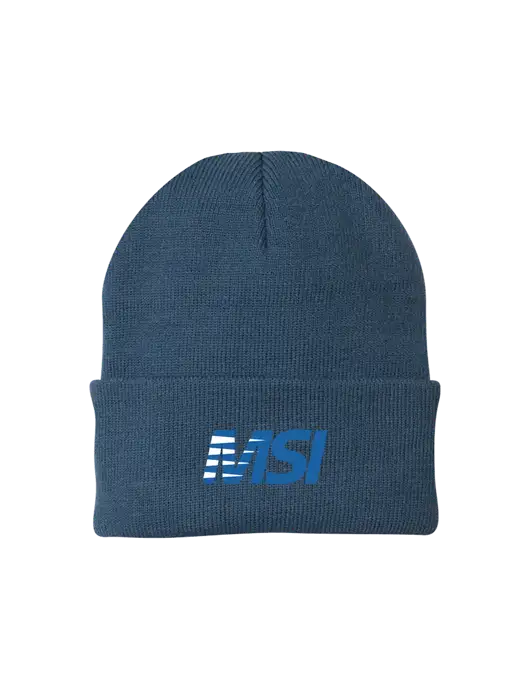 Dark Slate Knit Cap w/MSI Icon logo