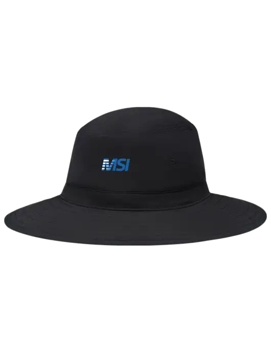 Black Booney Sun Hat w/MSI Icon logo