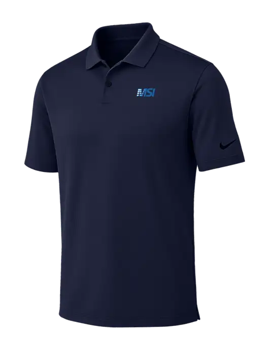 Nike Dark Navy Dri-FIT Vapor Polo w/MSI Icon logo