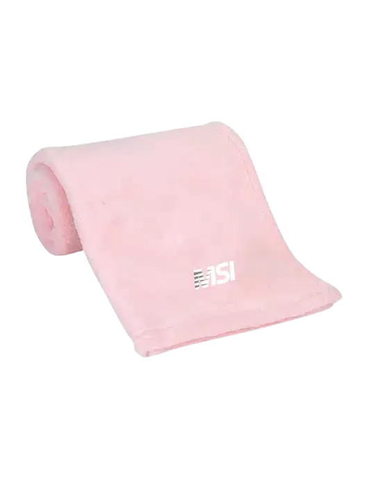 Pink Alpine Fleece Mink Touch Luxury Baby Blanket  w/MSI Icon logo