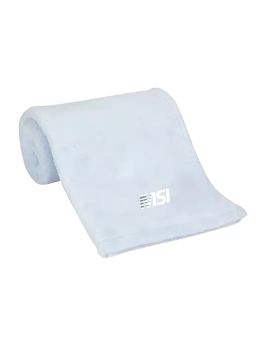Blue Alpine Fleece Mink Touch Luxury Baby Blanket  w/MSI Icon logo