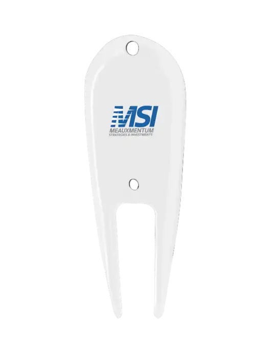 White Divot Tool w/Meauxmentum Logo
