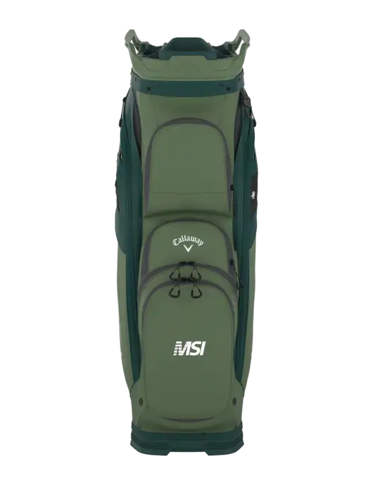 Callaway Org 14 Light Olive Cart Golf Bag  w/MSI Icon logo