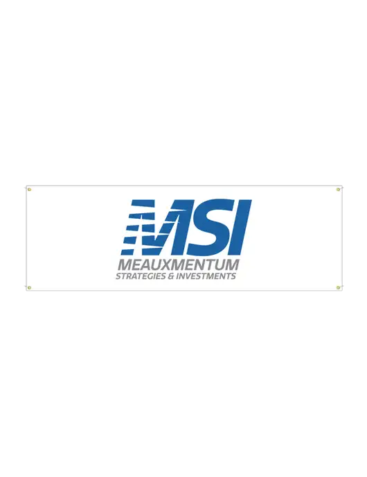 Vinyl Banner 72" x 24"  w/Meauxmentum Logo