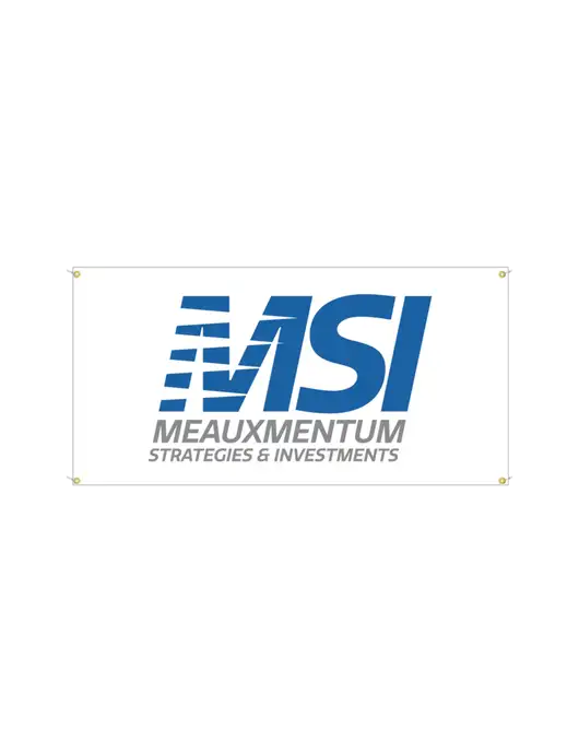 Vinyl Banner 48" x 24"  w/Meauxmentum Logo