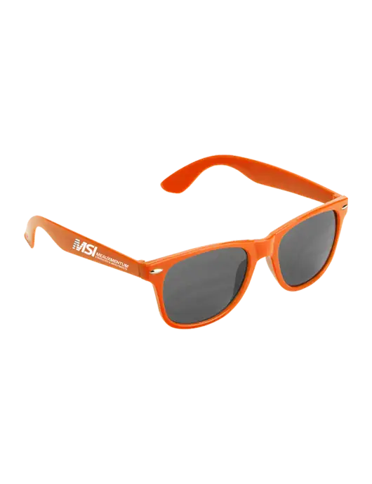 Daytona Orange Sunglasses w/Meauxmentum Logo