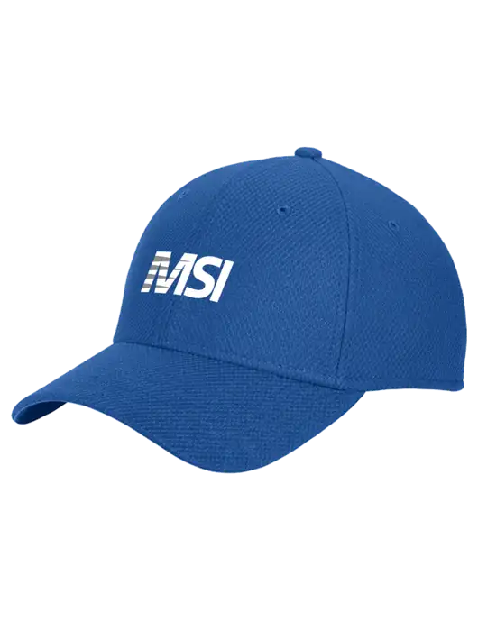 New Era Diamond Era Dark Royal Stretch Cap w/MSI Icon logo