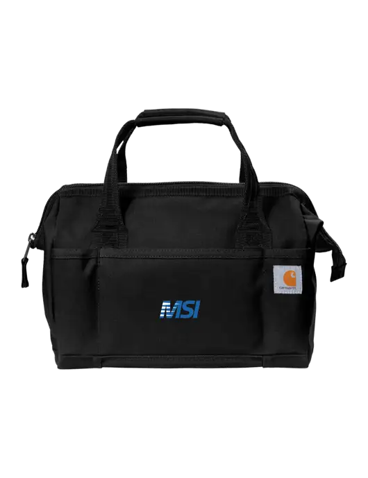 Carhartt Foundry Series 14” Black Tool Bag w/MSI Icon logo