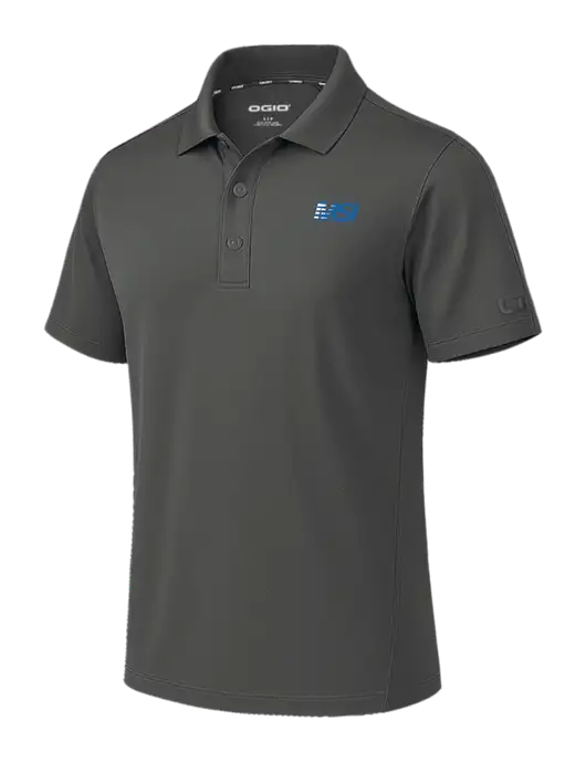 OGIO Envision Dark Medium Grey Polo w/MSI Icon logo