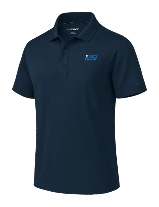 OGIO Envision Dark Navy Polo w/MSI Icon logo