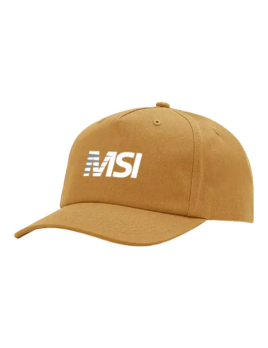 Richardson 5-Panel Gold Yellow Relaxed Gramps Cap w/MSI Icon logo