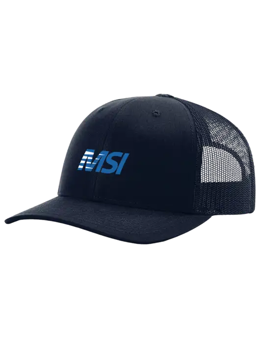 Richardson Dark Navy Tactical Trucker Cap w/MSI Icon logo